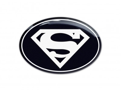Superman steering wheel/rear/back emblems