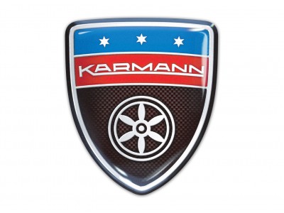 Karmann Carbon Domed Emblem