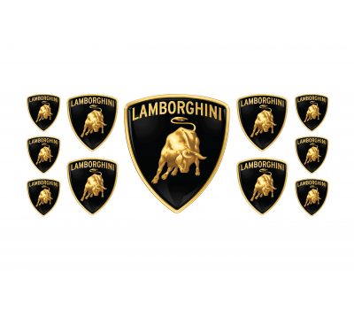 Lamborghini domed emblems Lamborghini domed emblems