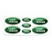 Land Rover green domed emblems