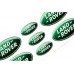 Land Rover green domed emblems