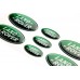 Land Rover green domed emblems