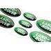 Land Rover green domed emblems