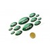 Land Rover green domed emblems Land Rover green domed emblems