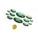 Land Rover green domed emblems Land Rover green domed emblems