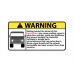 Land Rover WARNING vinyl stickers set