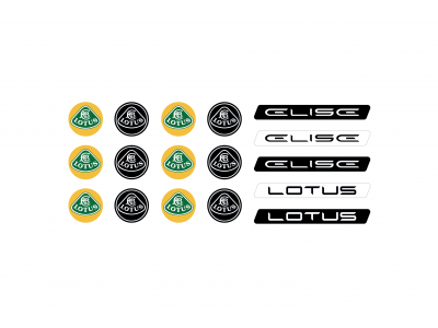 Lotus domed key emblems