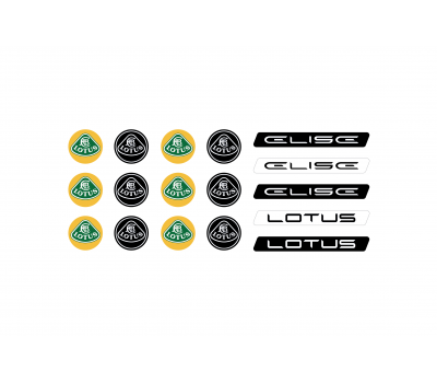 Lotus domed key emblems