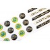 Lotus domed key emblems