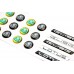 Lotus domed key emblems