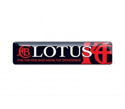 Lotus Slogan red
