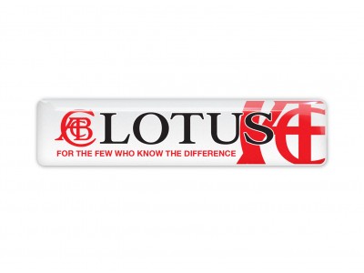 Lotus Slogan red white