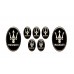 Maserati domed emblems