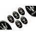 Maserati domed emblems