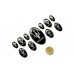 Maserati domed emblem set