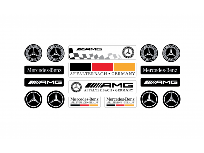Mercedes domed white set 