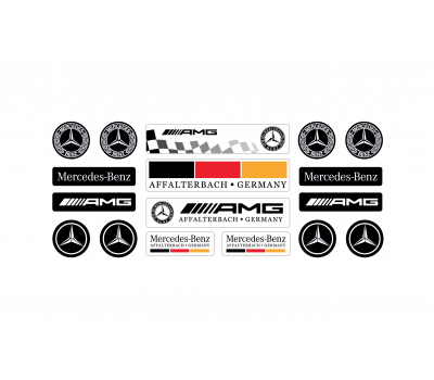Mercedes domed white set 