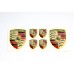 Porsche domed emblem set