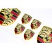 Porsche domed emblem set