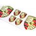 Porsche domed emblem set