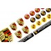 Porsche domed emblems big set