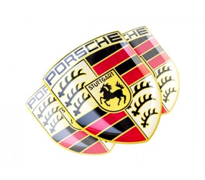Porsche domed emblem