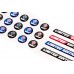 Saab domed key fob emblems