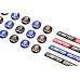 Saab domed key fob emblems