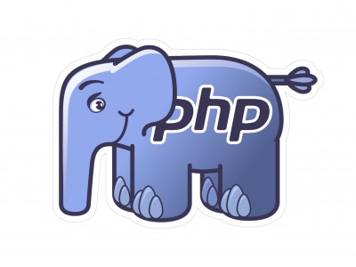 PHP Elephant vinyl sticker