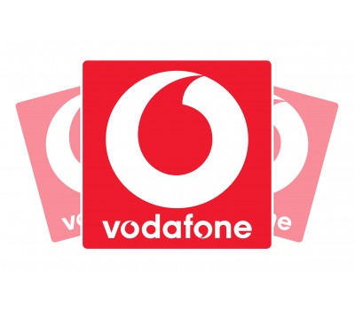 Vodafone vinyl stickers 3pcs
