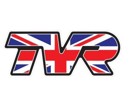 TVR UK Flag vinyl sticker
