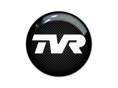 TVR carbone domed sticker 2