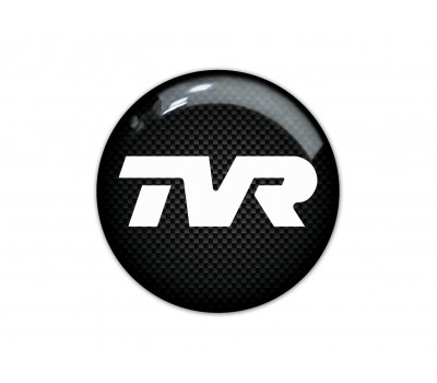 TVR carbone domed sticker 2