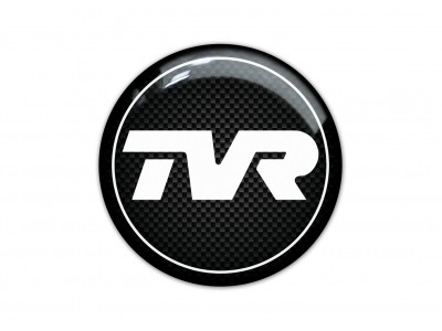 TVR carbone domed sticker 4