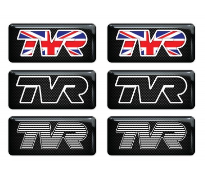 TVR Carbon emblems set