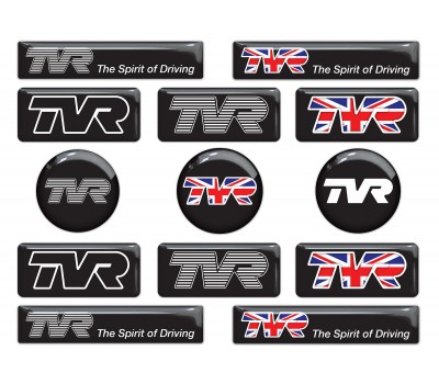 TVR Domed Emblems set