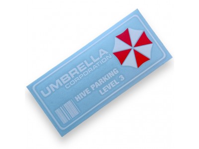 Umbrella Corporation Hive Parking vinyl sticker decal 