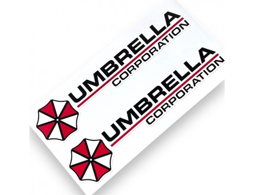 Umbrella Corporation Resident Evil vinyl stickers 